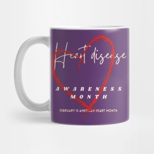 Heart disease awareness month Mug